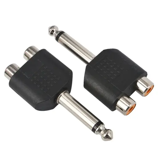 ADAPTATEUR AUDIO JACK double RCA